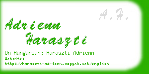 adrienn haraszti business card